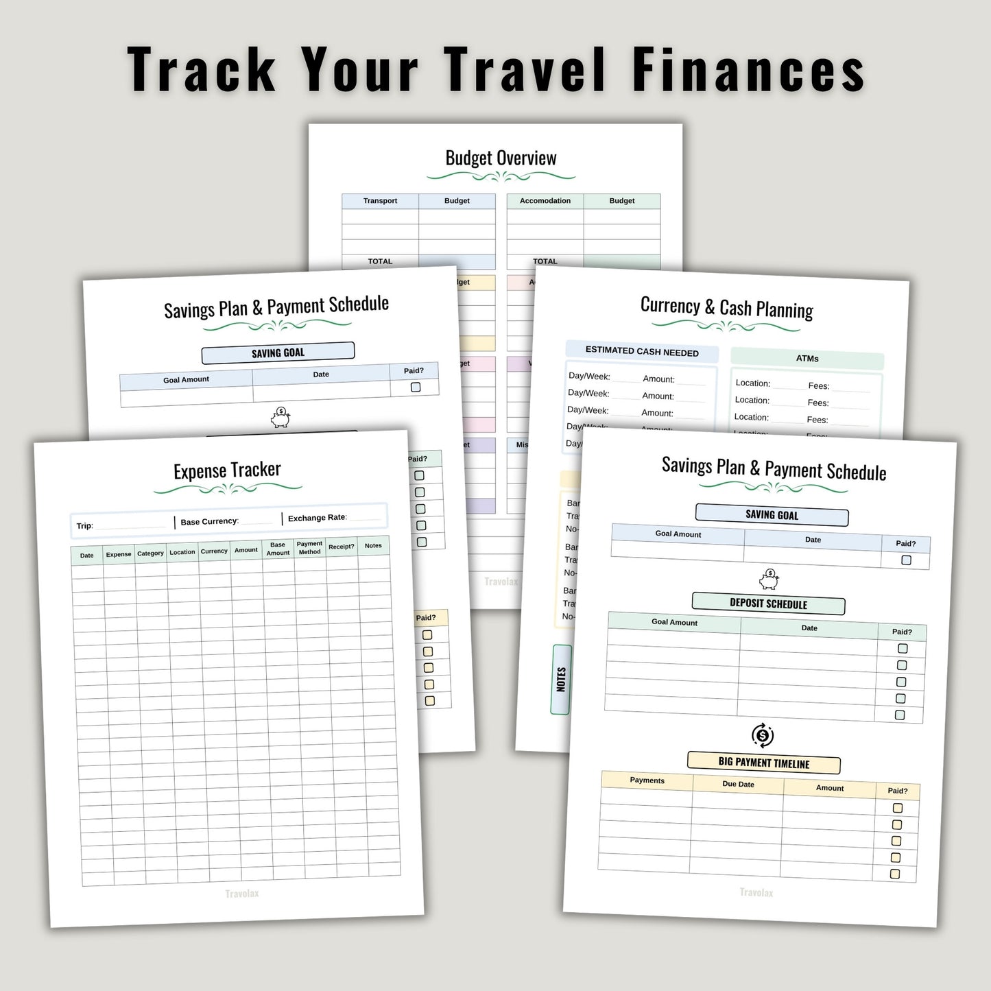 Ultimate Travel Planner | Printable & Fillable